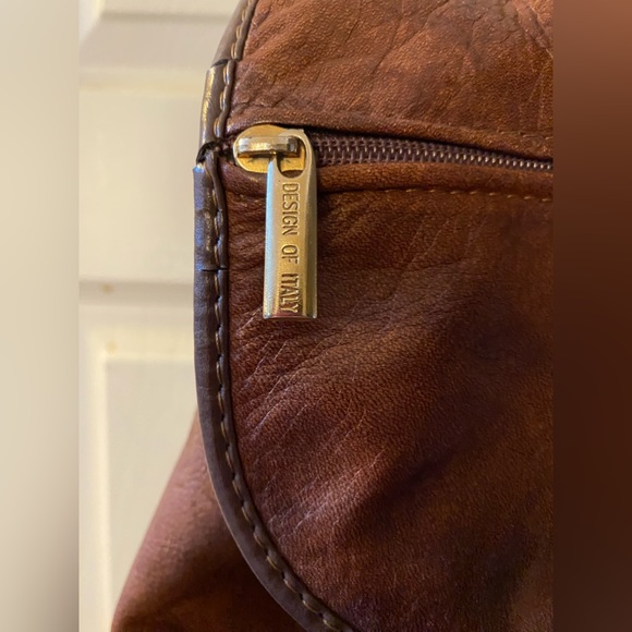 Vintage Leather backpack purse - Picture 3 of 11